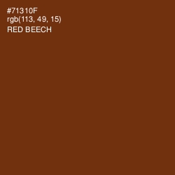 #71310F - Red Beech Color Image